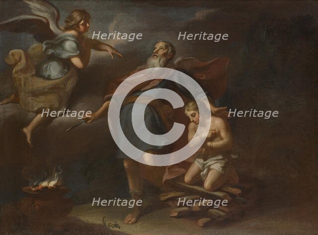 The Sacrifice of Isaac, 1734. Creator: Georg Engelhard Schroder.