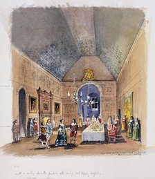 The Great Hall in the Keep of Dover Castle, Kent, c1626, (1997). Artist: Terry Ball