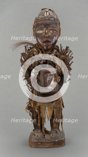 Male Figure (Nkisi Nkondi), Republic of the Congo, Early-mid 19th century. Creator: Unknown.