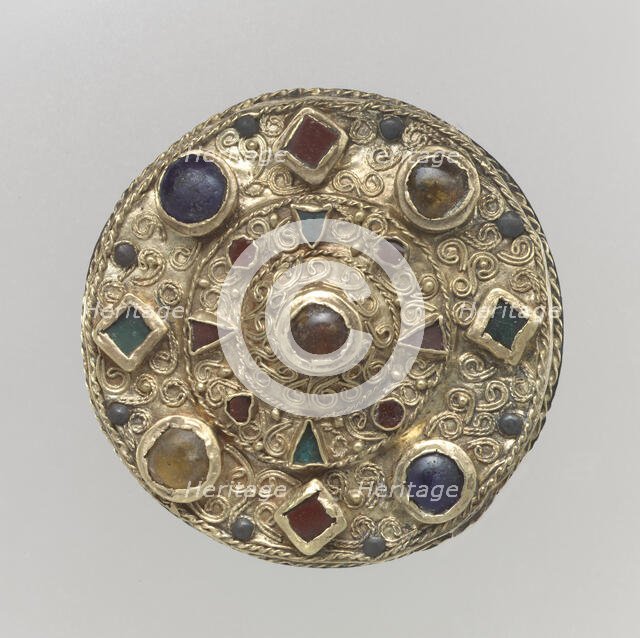 Disk Brooch, Frankish, 7th century (?). Creator: Unknown.