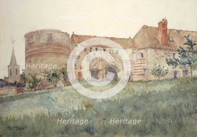 Chateau de l'Houblouniere, 1924. Creator: Cass Gilbert.