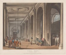 King's Mews, Charing Cross, December 1, 1808., December 1, 1808. Creator: Joseph Constantine Stadler.