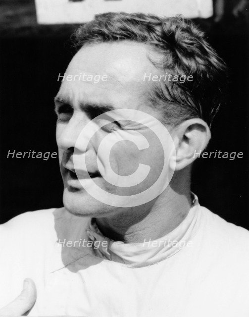 Phil Hill, racing driver, (c1957?). Artist: Unknown