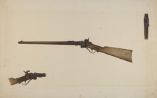 Sharps Rifle, c. 1938. Creator: Clyde L. Cheney.