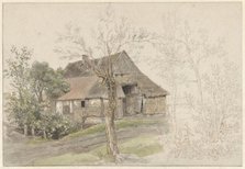 Farmhouse with trees in Delden, 1810. Creator: Jacob Ernst Marcus.