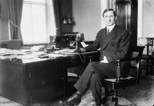 Sec'y. McAdoo at desk, 1913. Creator: Bain News Service.