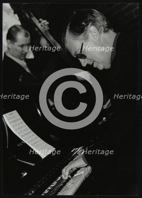 John Pearce and John Day playing at The Fairway, Welwyn Garden City, Hertfordshire, 2003. Artist: Denis Williams