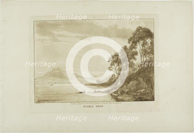 Pimble Meer, 1776. Creator: Paul Sandby.