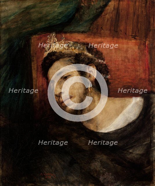 Ahasuerus, 1876. Creator: Maurycy Gottlieb.