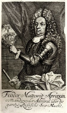 Portrait of Count Fyodor Matveyevich Apraksin. Artist: Anonymous  
