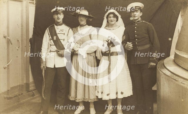 Four sailors performing in the play 'The Great Casimir', 1918. Creator: Unknown.