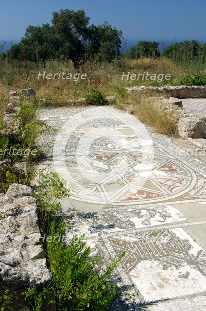 Ruins of the Basilica of Ayia Trias, Famagusta, North Cyprus.