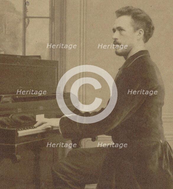 Portrait of the composer Benjamin Godard (1849-1895), 1882. Creator: Anonymous.