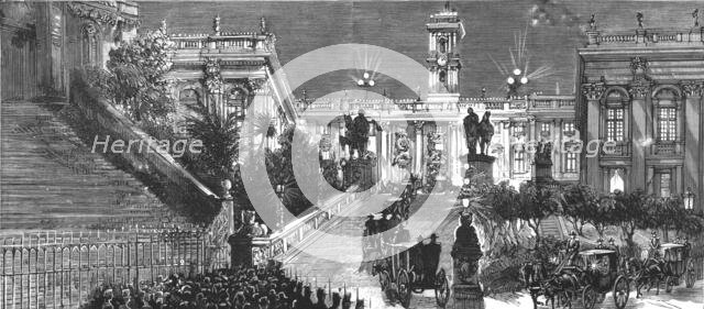 ''The Visit of the German Emperor to Rome; The arrival at the Capital', 1888. Creator: Unknown.