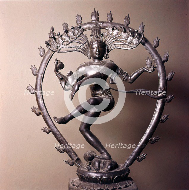 Siva as Lord of the Dance, Indian Bronze From Madras, (Chola Dynasty), 10th centur Artist: Unknown.