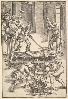 Martyrdom of St. Lawrence, ca. 1505. Creator: Hans Baldung.