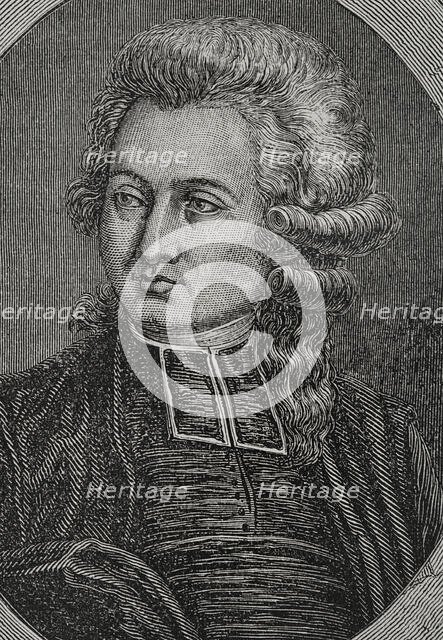 Marguerite-Louis-François Duport-Dutertre (1754-1793), French lawyer, Minister of Justice, 1876.  Creator: Pannemaker.