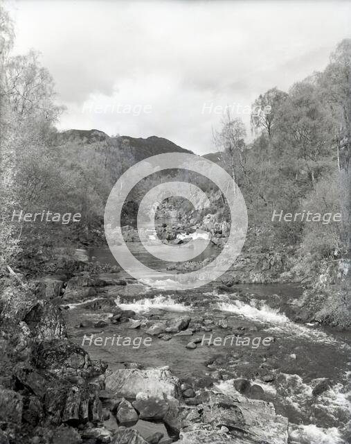 Watefall. possibly at Glen Affric in Scotland, c1955. Creator: Arthur Charles Kirby Ware.