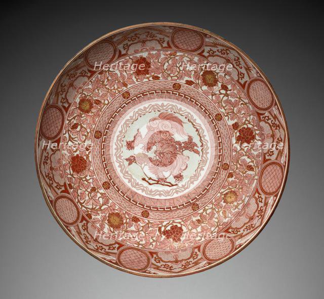 Bowl: Kutani Ware, 19th century. Creator: Unknown.