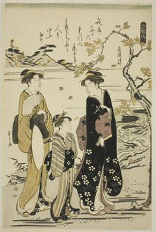The Priest Kisen, from the series "Six Immortal Poets (Rokkasen)", c. 1789/90. Creator: Hosoda Eishi.