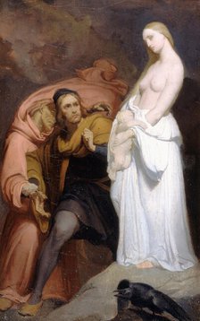Marguerite holding her dead child, c1846. Creator: Ary Scheffer.