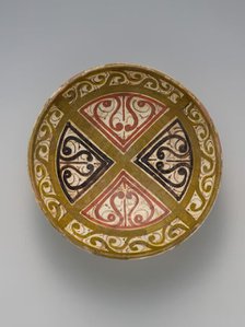 Bowl Decorated in the 'Beveled Style', present-day Uzbekistan, 10th century. Creator: Unknown.