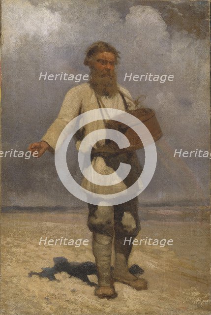 The sower, 1888. Artist: Myasoedov, Grigori Grigoryevich (1834-1911)