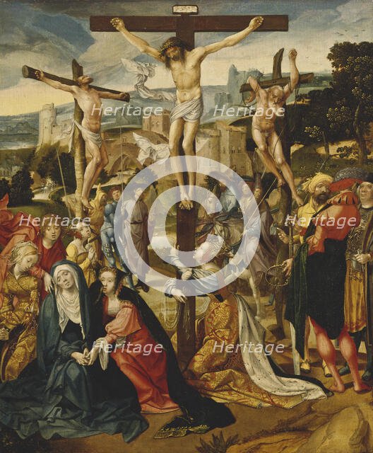 The Crucifixion, between 1500 and 1527. Creator: Cornelius Engebrechtsz.
