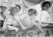 Suffrage Straw Ride, between c1910 and c1915. Creator: Bain News Service.