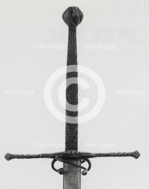 Two-Handed Sword, Germany, 1550/75. Creator: Unknown.