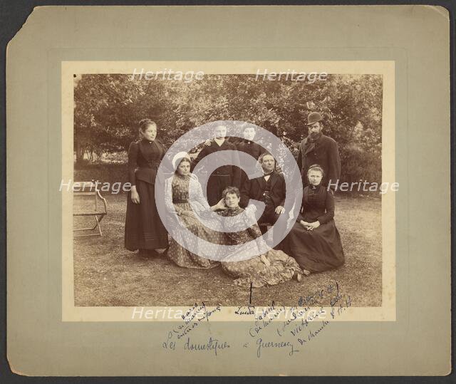 Les domestiques a Guernesey, about 1870-1890. Creator: Unknown.