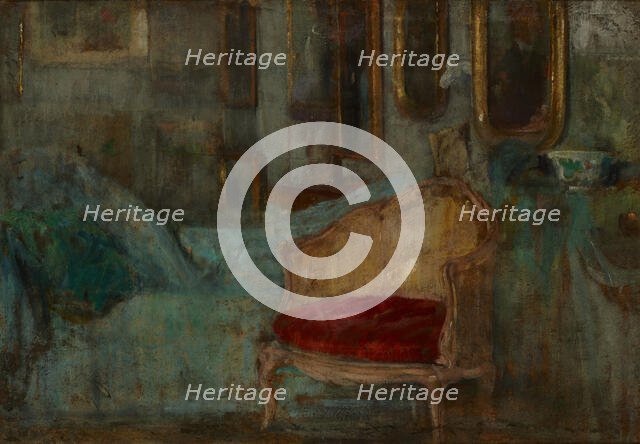 Interior of the Parisian Studio, 1908. Creator: Olga Boznanska.