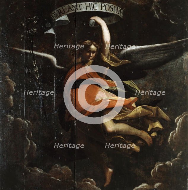 Angel with lily, ca 1595. Creator: Cavagna, Giovan Paolo (1550-1627).