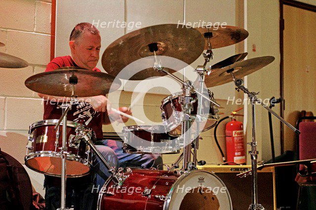 Mike Bradley, Steyning Jazz Club, Steyning, West Sussex, May 2016. Artist: Brian O'Connor.