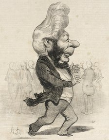 Ferdinand Favre, 1849. Creator: Honore Daumier.