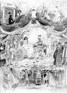 The Pantomime "Cinderella," at the Garrick Theatre, 1898. Creator: Unknown.