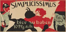 Simplicissimus, c1896. Creator: Heine; Thomas Theodor (1867-1948).