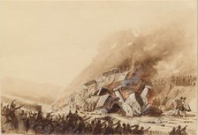 The Versailles rail disaster on May 8, 1842, 1842. Creator: Garez, Rene Joseph (1802-1852).