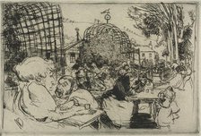 The Two Hunchbacks, 1893. Creator: Auguste Louis Lepère (French, 1849-1918); Edward Sagot, Paris.