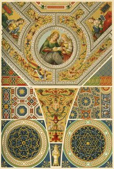 Italian Renaissance ceiling painting, (1898). Creator: Unknown.