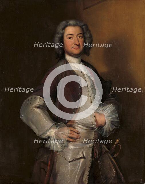 Portrait of Isaac Sweers, Chief Officer of Amsterdam and Governor of the Dutch East..., 1730-1740. Creator: Cornelis Troost.