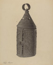 Lantern, c. 1938. Creator: Filippo Porreca.