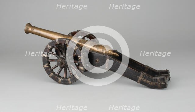 Model of a Bronze Field Cannon, Central Europe, 1775/1800. Creator: Unknown.