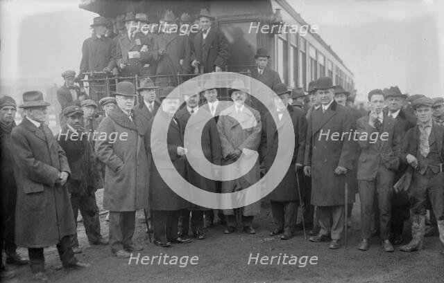 T.C. Dawson, B.L. Worden, L.D. Lovekin, R.W. Hoyt, G.W. Hoyt, G.A. Anthony and G. Horton, 1917. Creator: Bain News Service.
