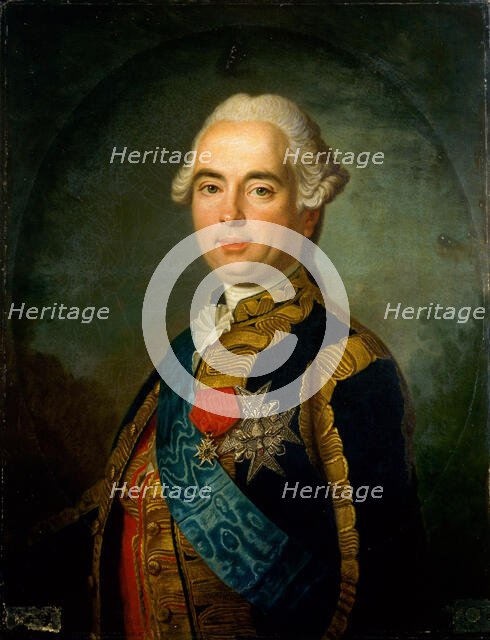 Portrait of Victor François de Broglie (1718-1804), Marshal General of France. Creator: Anonymous.