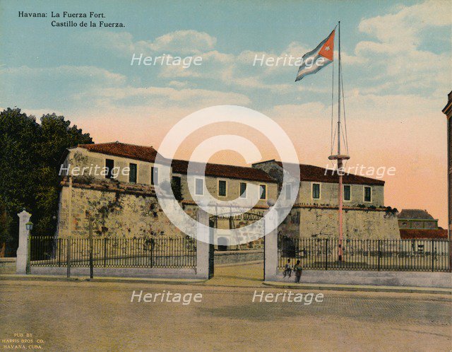 Castillo de la Real Fuerza, Havana, Cuba, c1920. Artist: Unknown.