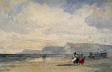 Figures on beach,  c1840-1880. Creator: William Roxby Beverley.