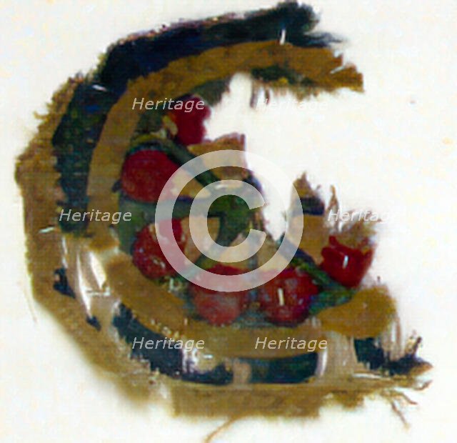 Textile Fragment, Coptic, 5th century. Creator: Unknown.