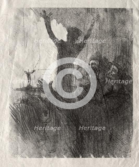 Schlomé Fuss à la Synagogue, 1897. Creator: Henri de Toulouse-Lautrec (French, 1864-1901); Henri Floury.