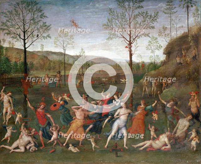 'The Battle of Love and Chastity', c1503-1523. Artist: Perugino